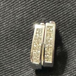 Diamond White Gold Earrings 