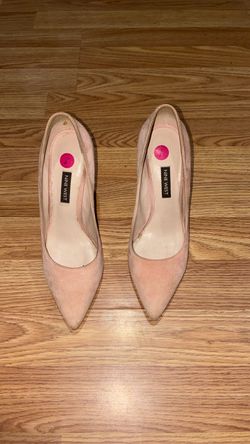 Nine West Blush Suede Pointed-Toe Pumps