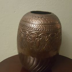 Metal Copper vase art decor