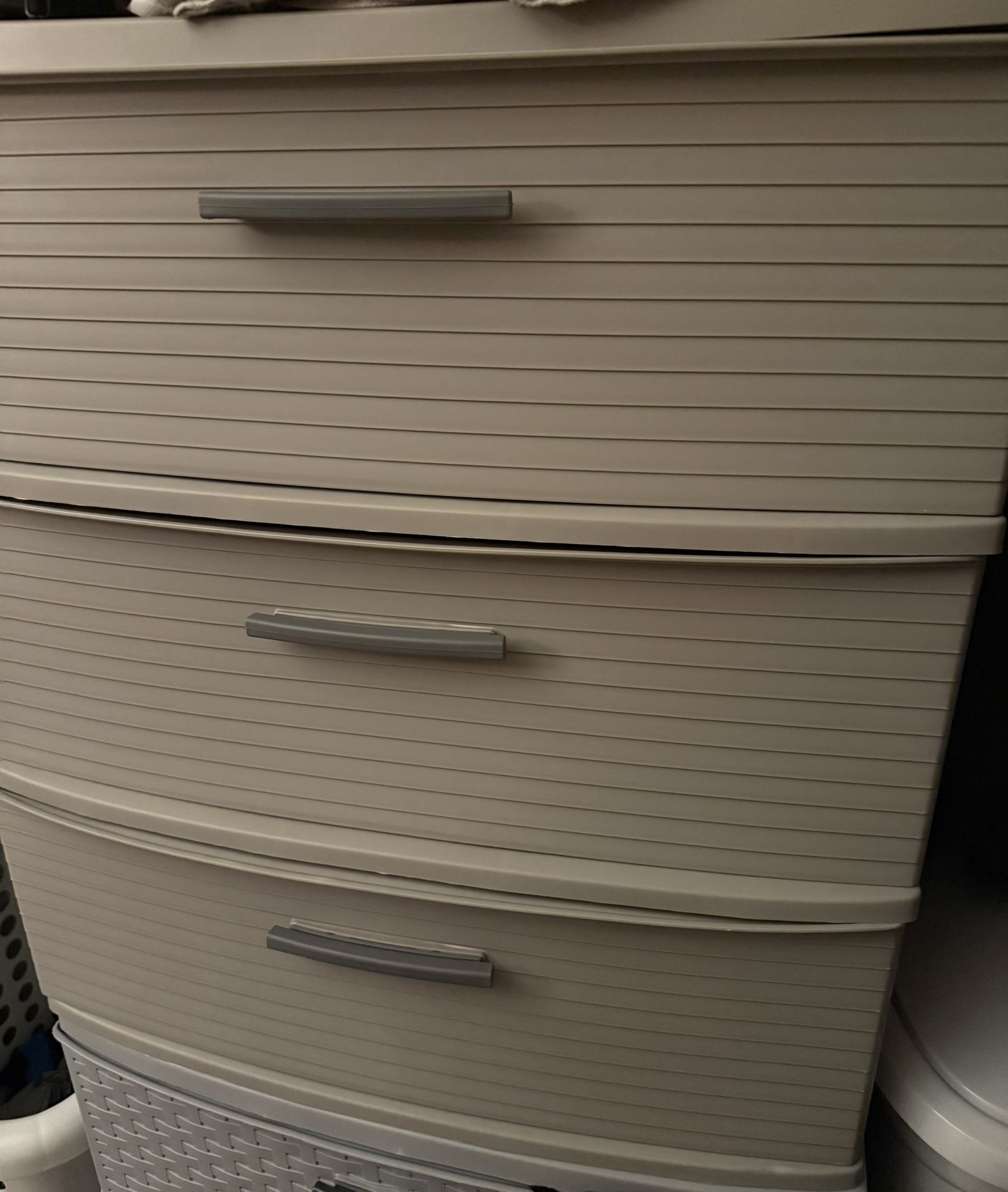 Sterilite Plastic 3 Drawer Storage Unit