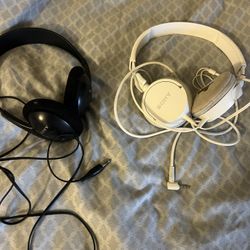 two sony headphones, take both for only $8. they work great 