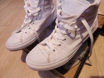 White High Top Converse 