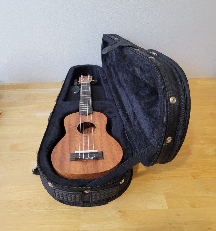 Black Hard Case For Ukulele