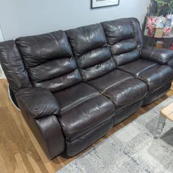 Free Faux Leather Couch