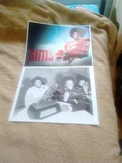 Autographed Photo Signed By Bill Simms Number 20 And 78 Heisman Trophy Winner