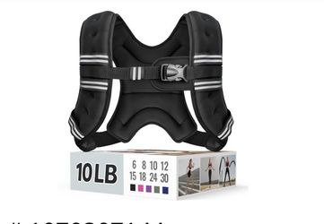 Zeerun (3) different weighted vest 8 thur 12lbs