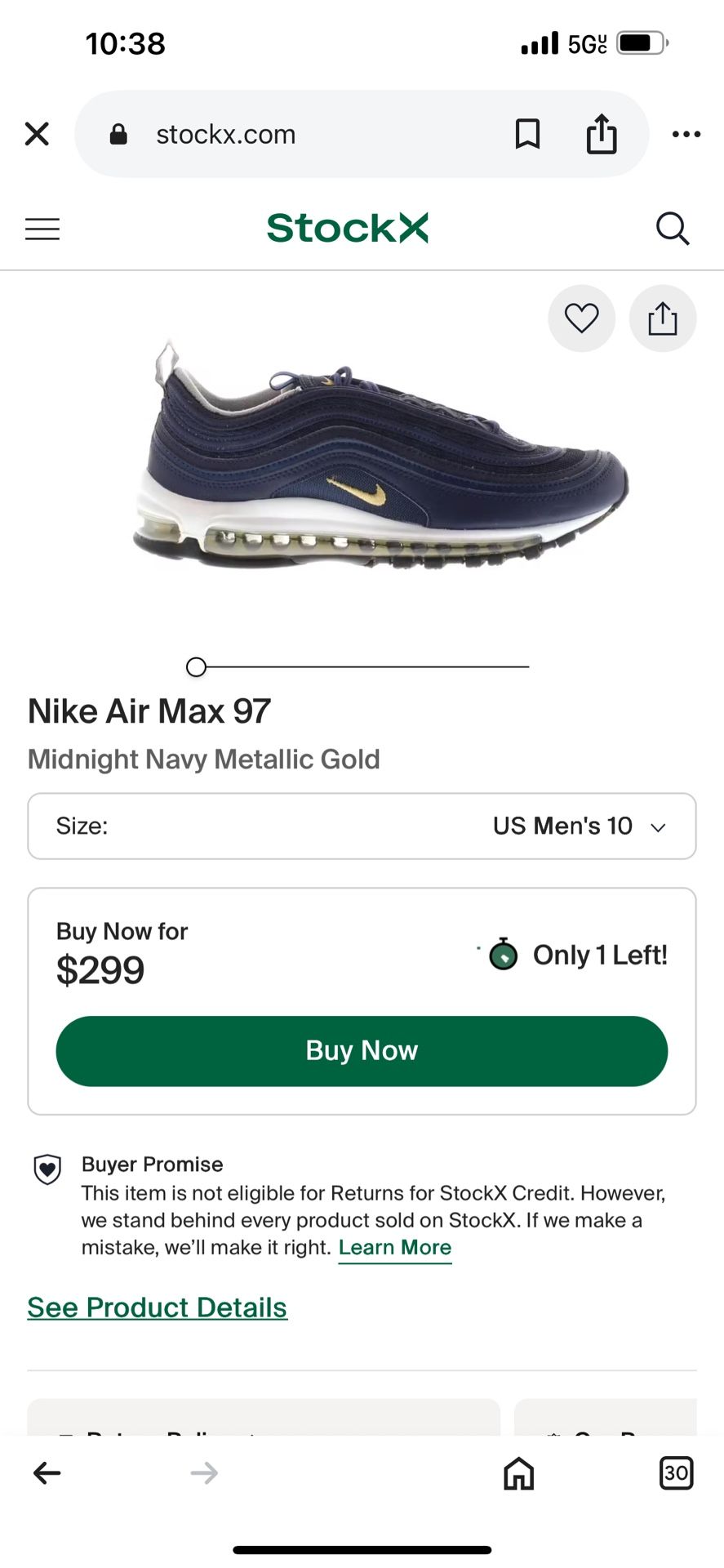 Nike Air Max 97 Midnight Navy