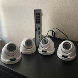 4 Camaras De Seguridad -4 CCTV Security Cameras With Recorder 