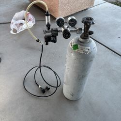 CO2 Art Planted Aquarium Regulator & 10 Lb CO2 Tank