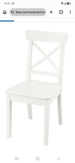 IKEA ROSENTORP
Chair, white (set of 2)