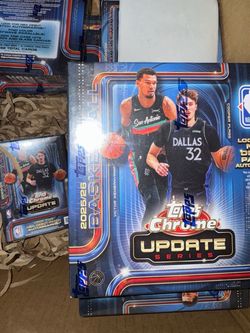 Topps Chrome Basketball Update Series Mega Box