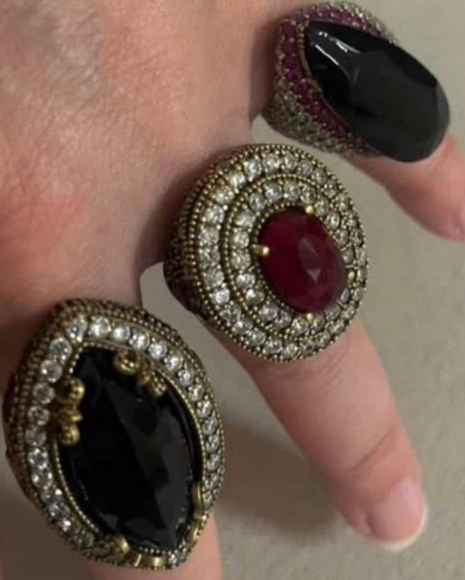 $100 Each Ring View Photos For Size Silver Brass With Gemstone Pick Up Gaithersburg Md20877