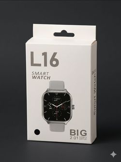 New L16 Smart Watch - Big 2.01" Infinite Display