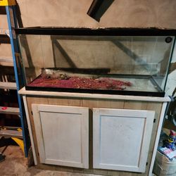 75 Gallon With Home made Stand