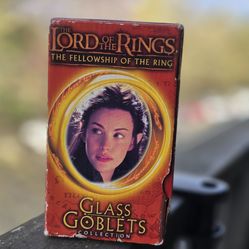 Lord of the Rings glass tumbler