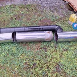 10 Inch Triple Wall / Black Double Wall Chimney/stove Pipe
