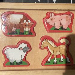 Melissa & Doug Animals Mini-Puzzles