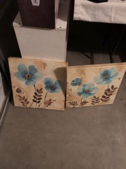 Flowers & Leaves Wall Art
