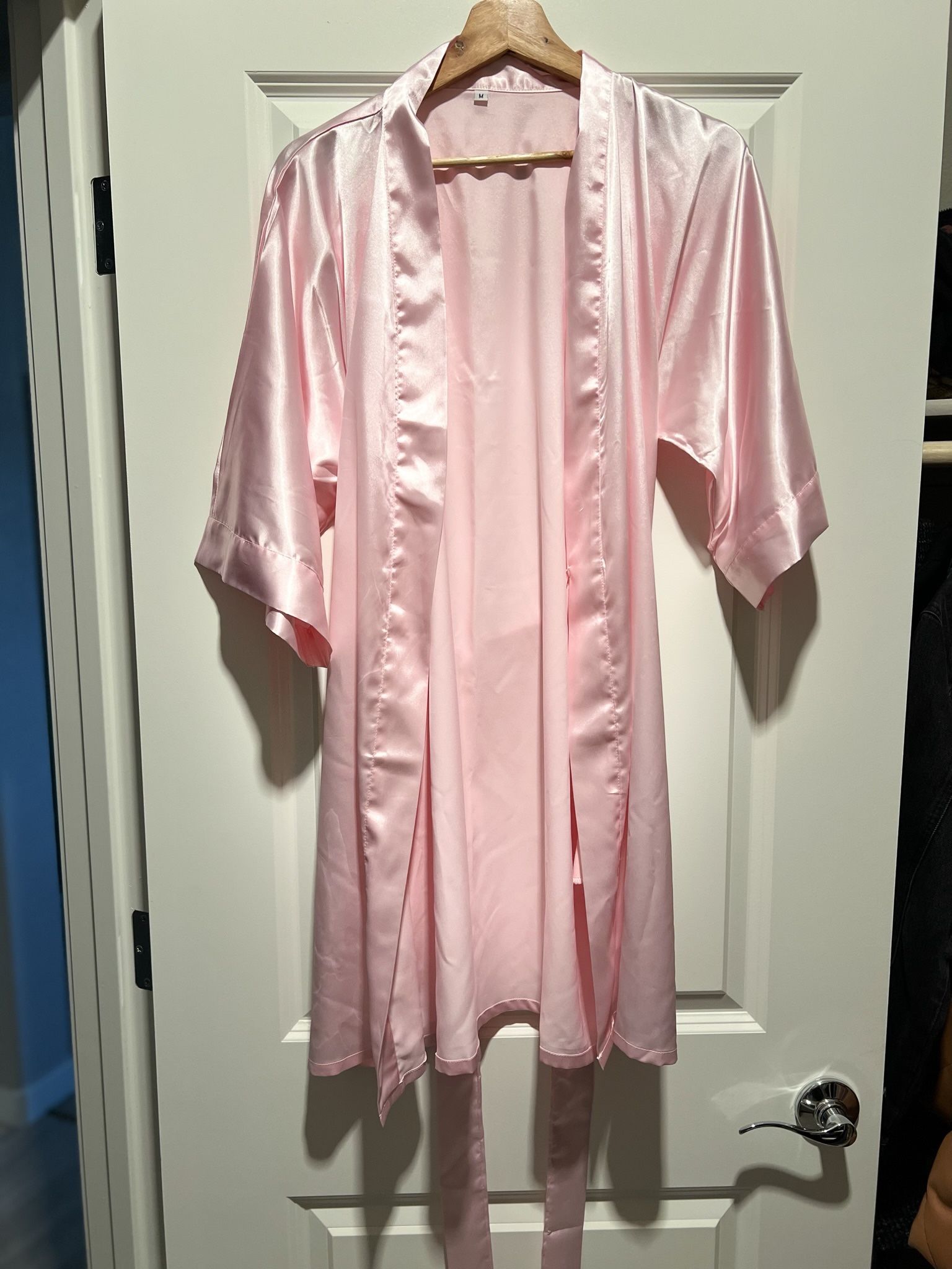 Satin Pink Robe