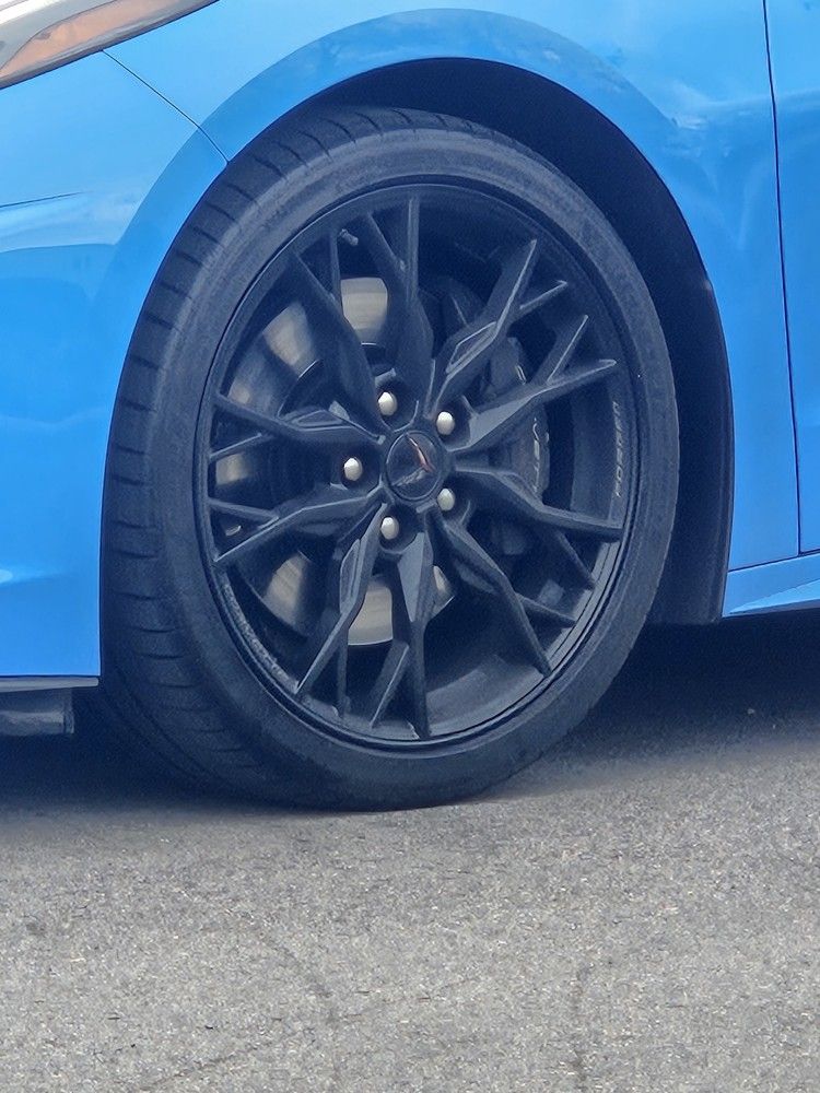 2023 Chevy Stingray Corvette Black Rims