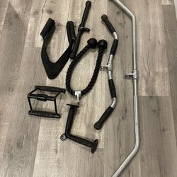 Gym Lat Pull Down Attachments 