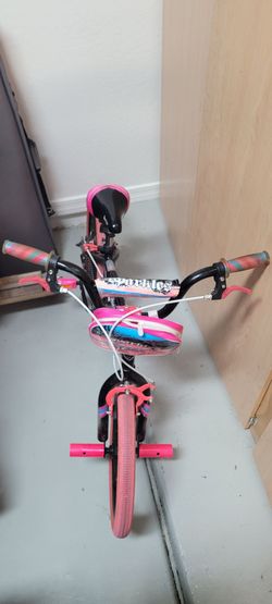 Sparkles Kids Bike Pink and Black
