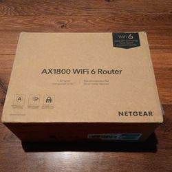  Netgear AX1800 WiFi 6 Router