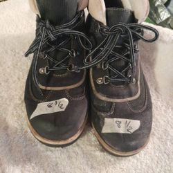 Men's Lower East Side Black Boots Size 8 And 1/2