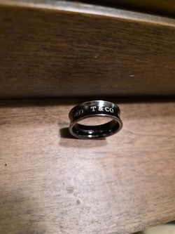Tiffany 1837 ring black - Size 7