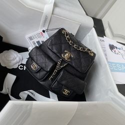Chanel Compact Backpack Bag