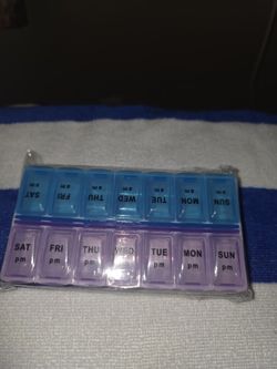 2 Weeks Pill Organizer, Travel Medicine Box, $5