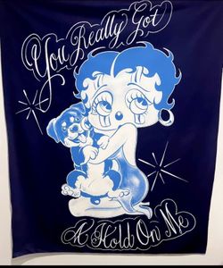 Lux Rosa 'You Really Got A Hold On Me' Blue Betty Photography Backdrop 2000s 90s Star Shots Airbrush Airbrushed Background