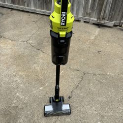 Ryobi ONE+ HP 18 V Brushless Cordless Pet stick Vac  W Battery And Charger Good Condition /pickup Only 