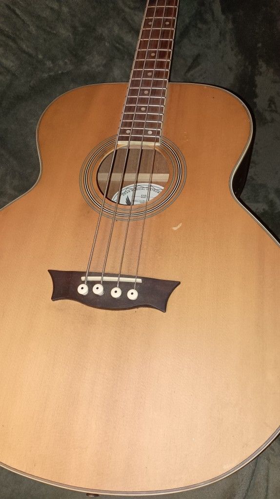 DEAN ACOUSTIC ELECTRIC BASS GUITAR