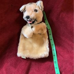 Vintage 1975 Dakin German Shepard Hand Puppet 