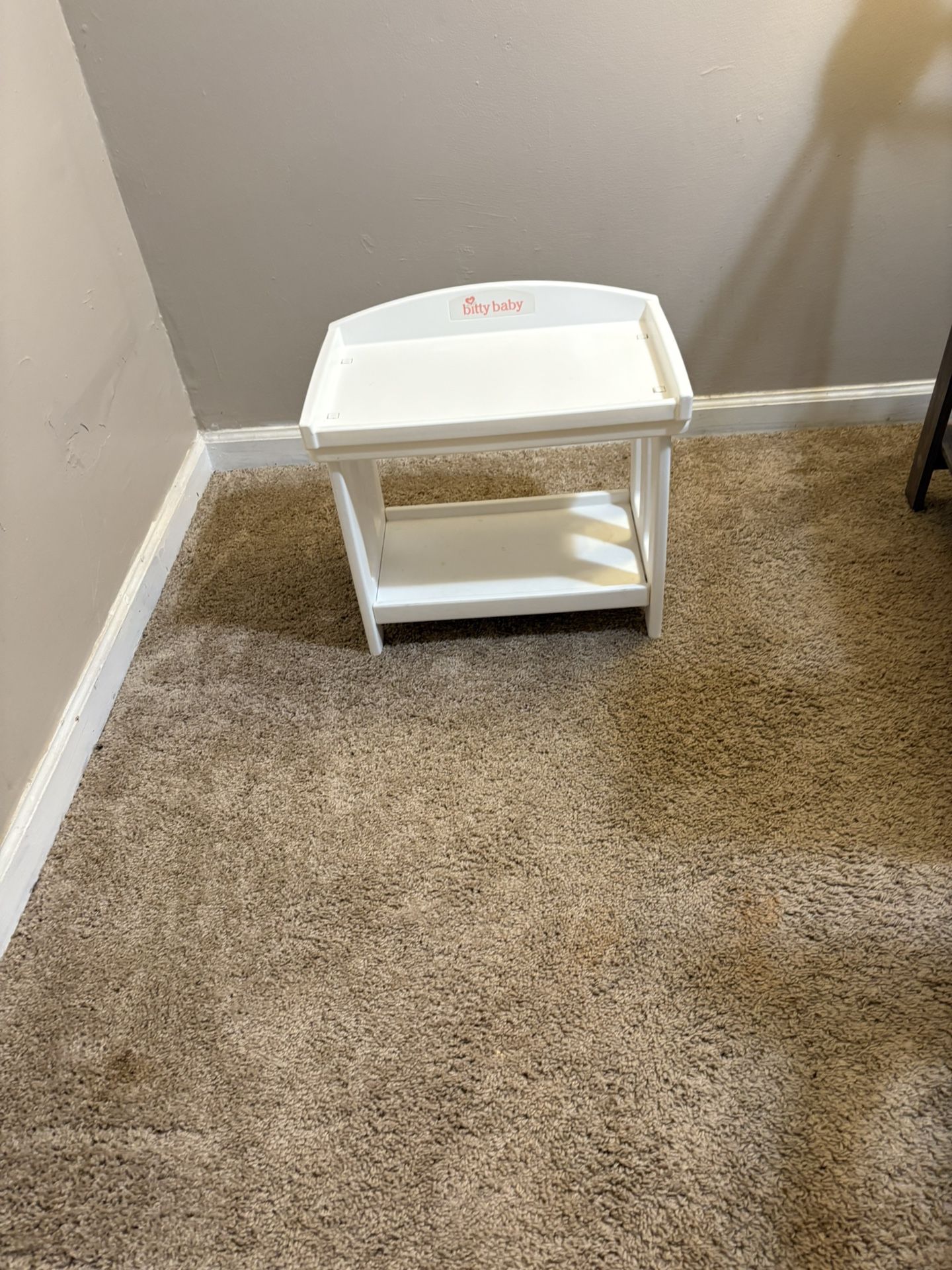American Girl Bitty Baby Changing Table