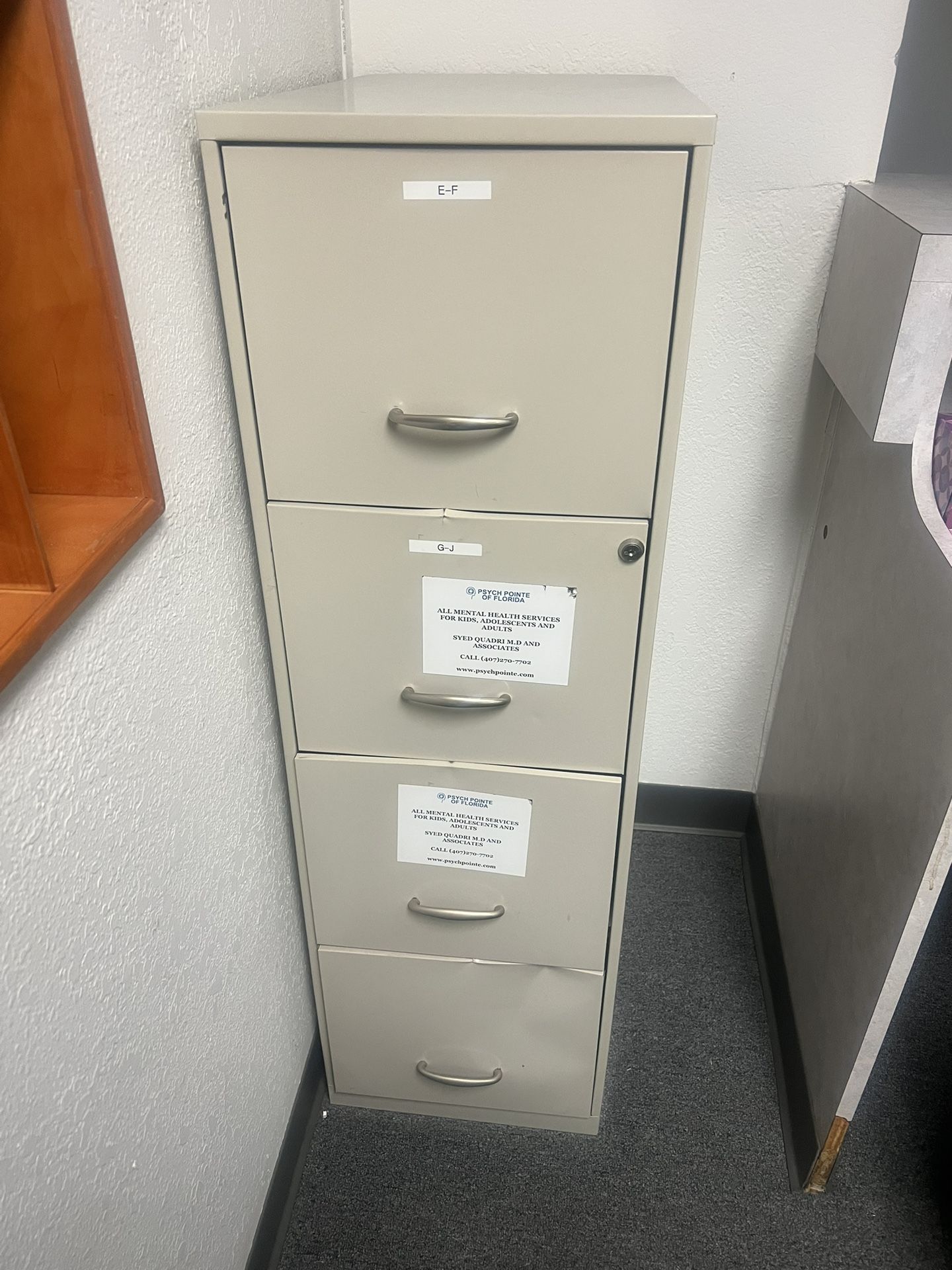 4-Drawer Filing Cabinet