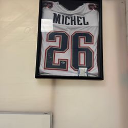 Sony Michel Jersey Signed 