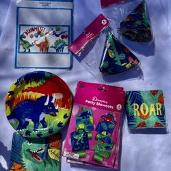 Dinosaurs Party Supplies - Everything For $10 (new)