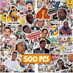 500 Pcs Funny Stickers for Adults & Teens