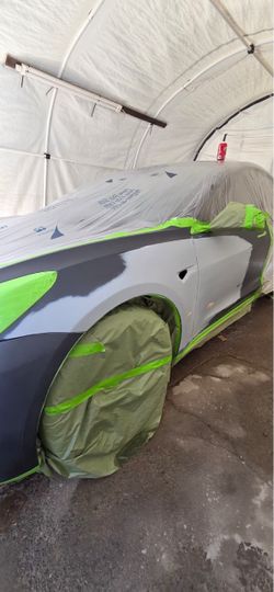TESLA pintura y reparación