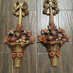 Pair Wall Vintage Decor 