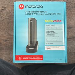 Motorola Modem WiFi Router AC1900