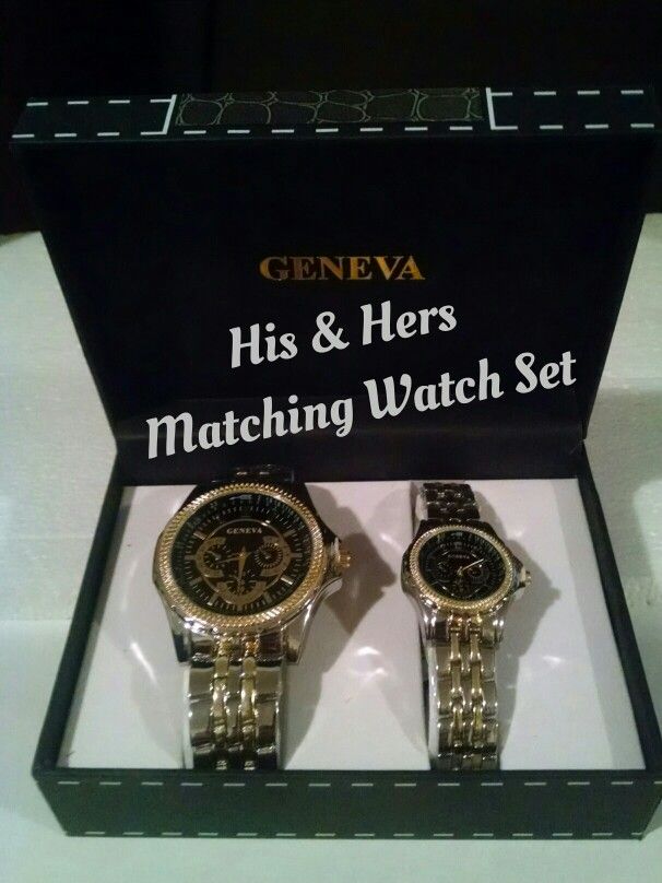 Geneva His & Hers matching watch set