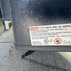 Ryobi Table Saw