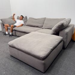 Half Priced 🔥 4pc Cloud Couch (Dream) - Good as new - Can Deliver - Modular Sectional