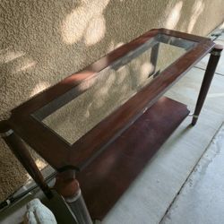Brown Sofa Table 
