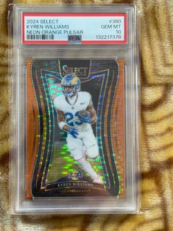 2024 PANINI SELECT #360 KYREN WILLIAMS NEON ORANGE PULSAR