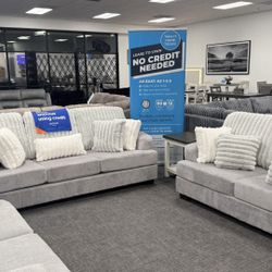 Light Gray Sofa And Loveseat