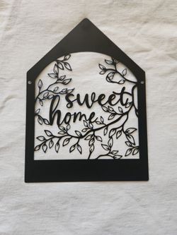 Sweet Home Metal Wall Sign